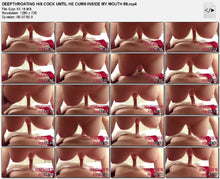 Load image into Gallery viewer, HOMEMADE18 - DEEPTHROATING HIS COCK UNTIL HE CUMS INSIDE MY MOUTH 69